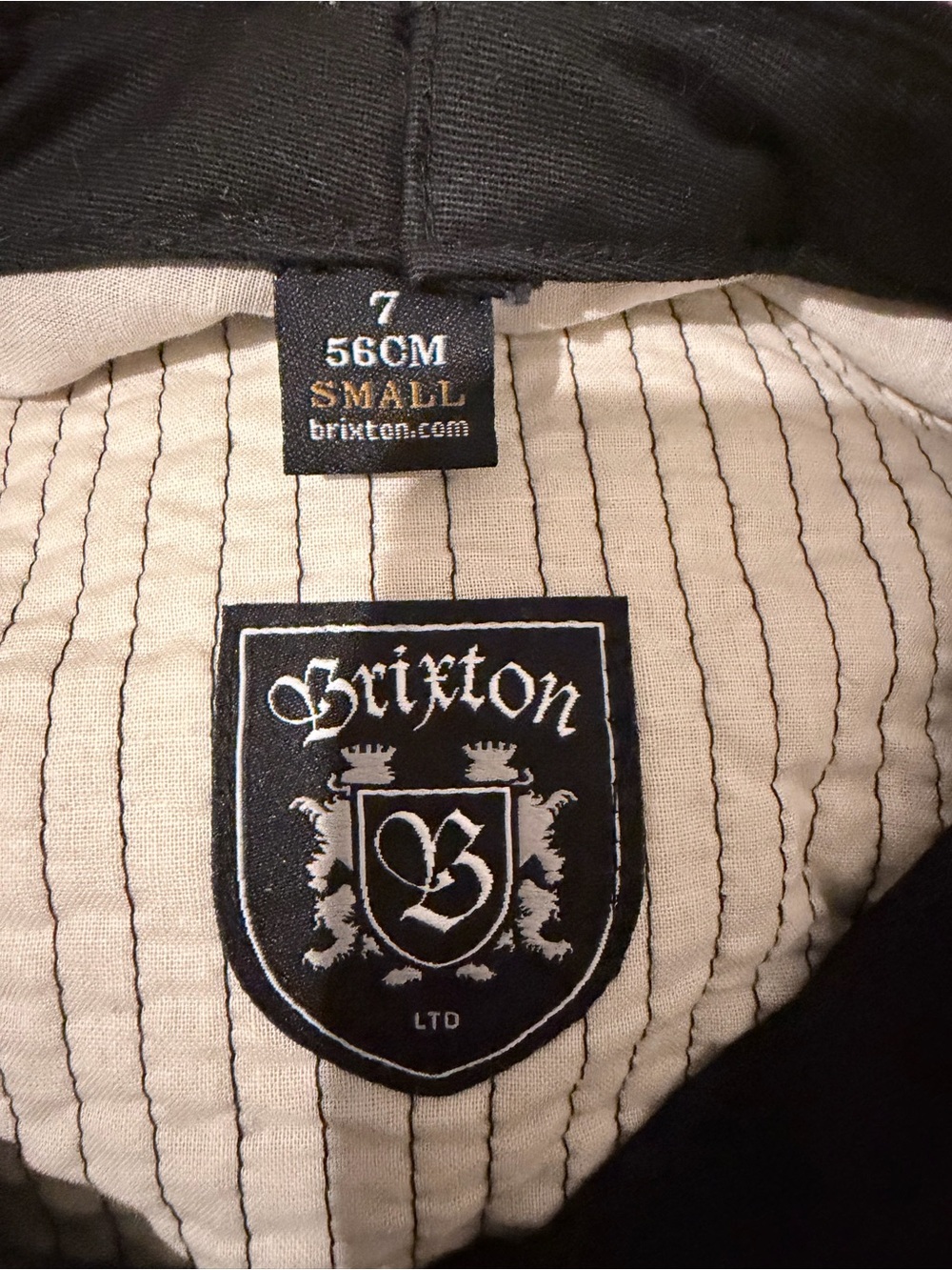 Brixton Black Newsboy Cap - Picture 3 of 3